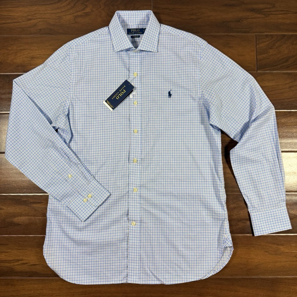 Polo Ralph Lauren Size Large / 17 / 34 - 35 Classic Fit Button Up Dress Shirt